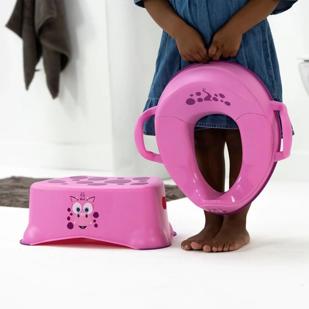 My Carry Potty - My Little Step Stool - Pink Dragon