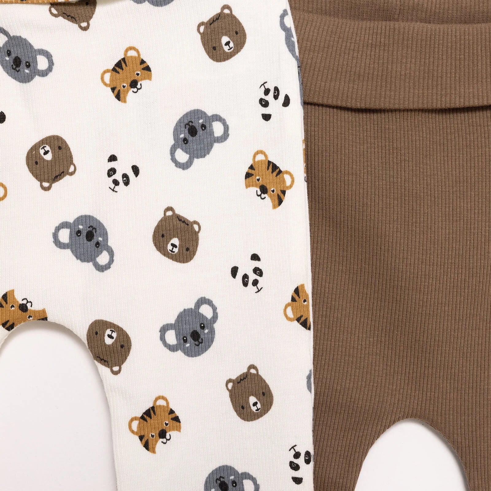 HelloBaby Boy 2 Piece Footles Bottom - Light Brown