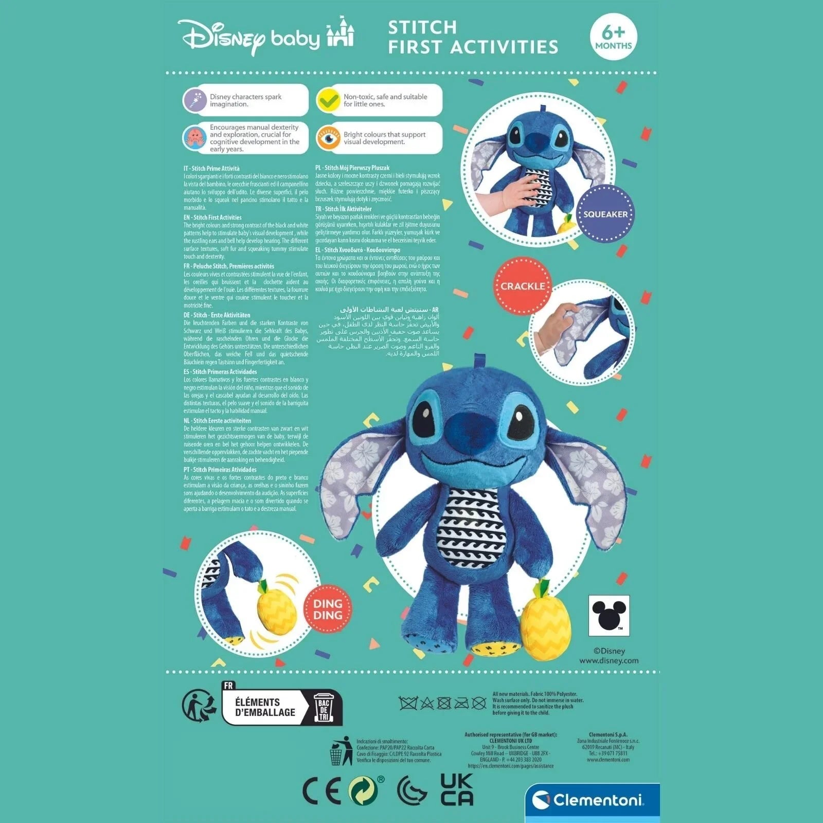Disney Baby-Stitch Activity Plush