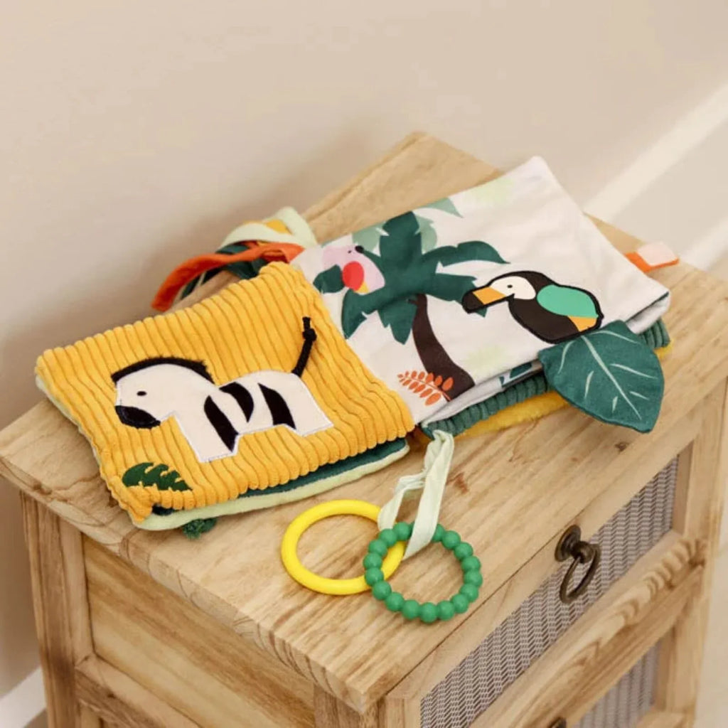 Little Big Friends Soft Activity Book 2-in-1 - Jungle