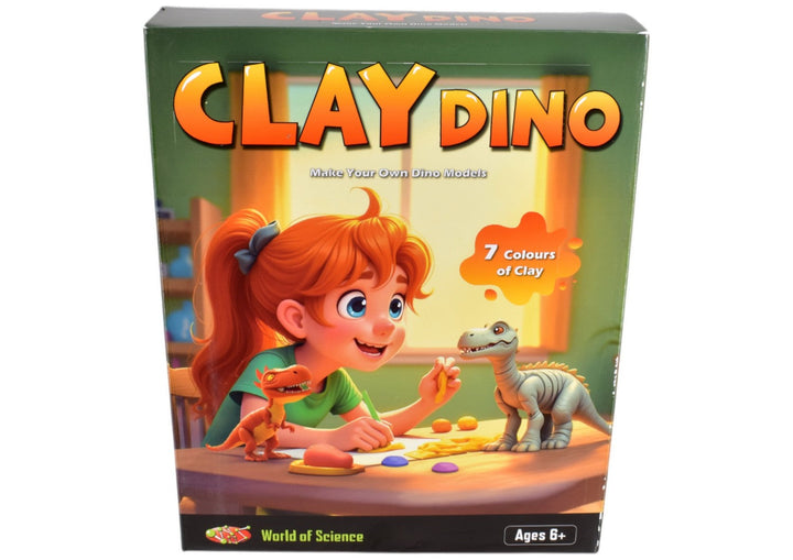 Make Your Own Clay Dinosaurs In Colour Box