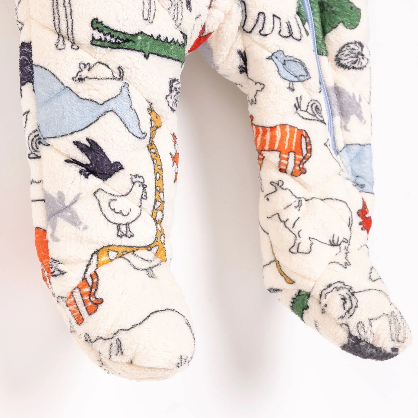 MidiMod Newborn Baby Boy Hooded-Footed Jumpsuit