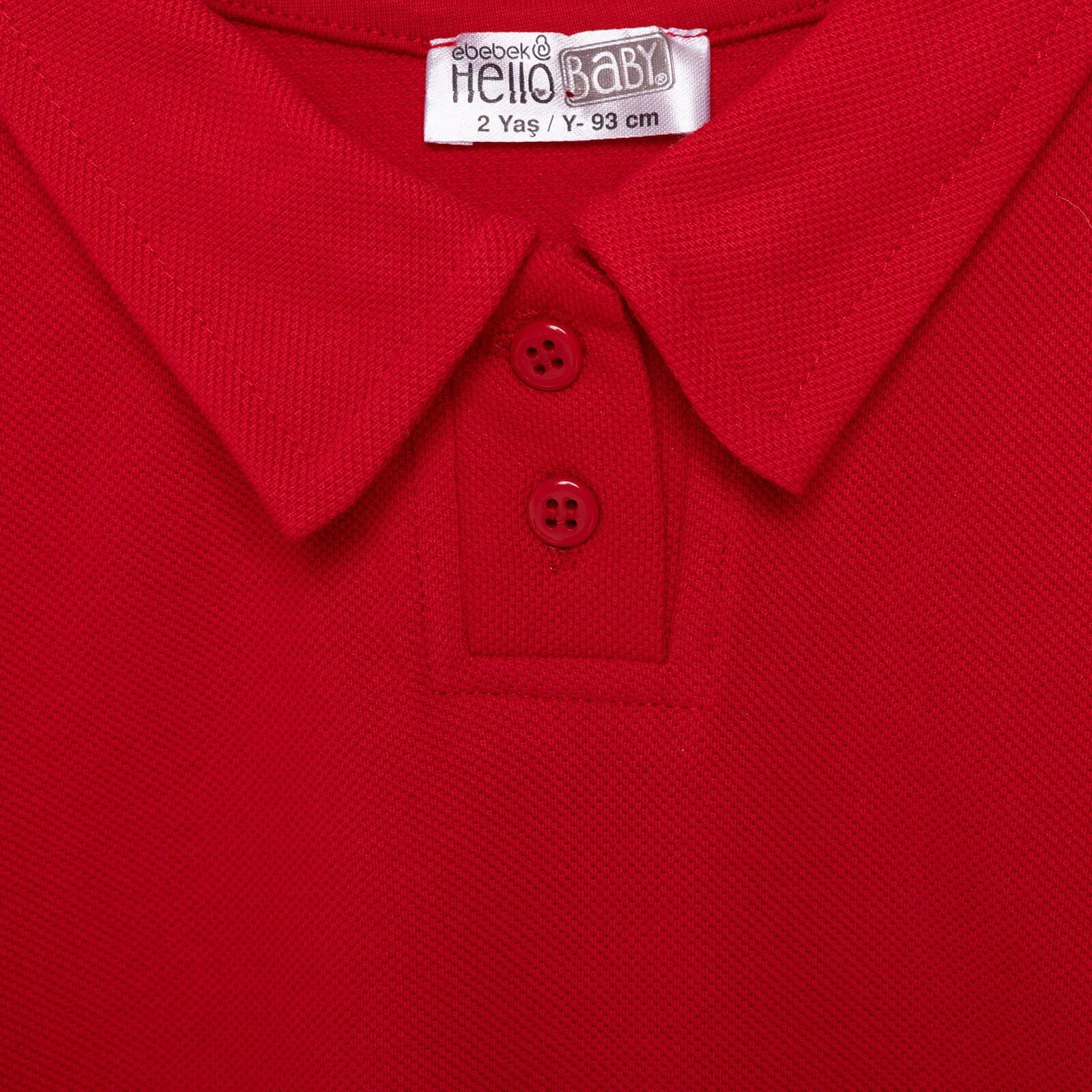 HelloBaby Celebration Unisex Long Sleeve Bodysuit - Red