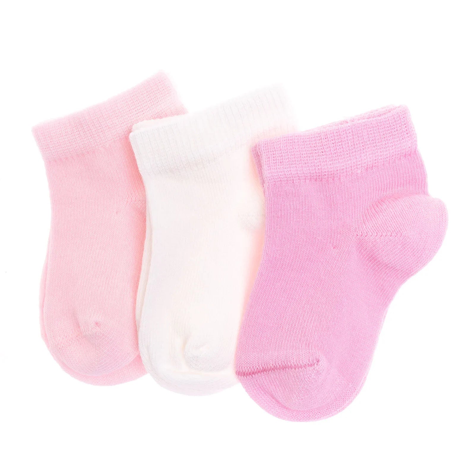 HelloBaby Baby Girl Pack of 3 Socks - Pink