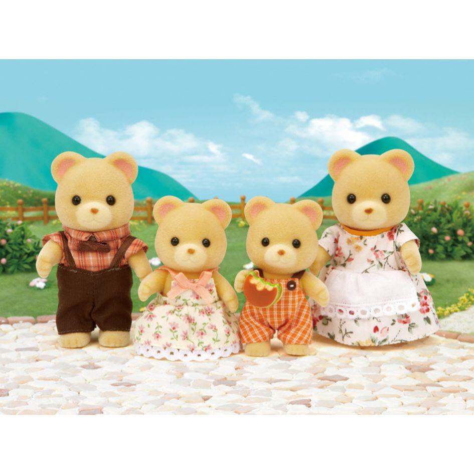 Sylvanian Families Bear Family Toy Playset for Ages 3 and Up