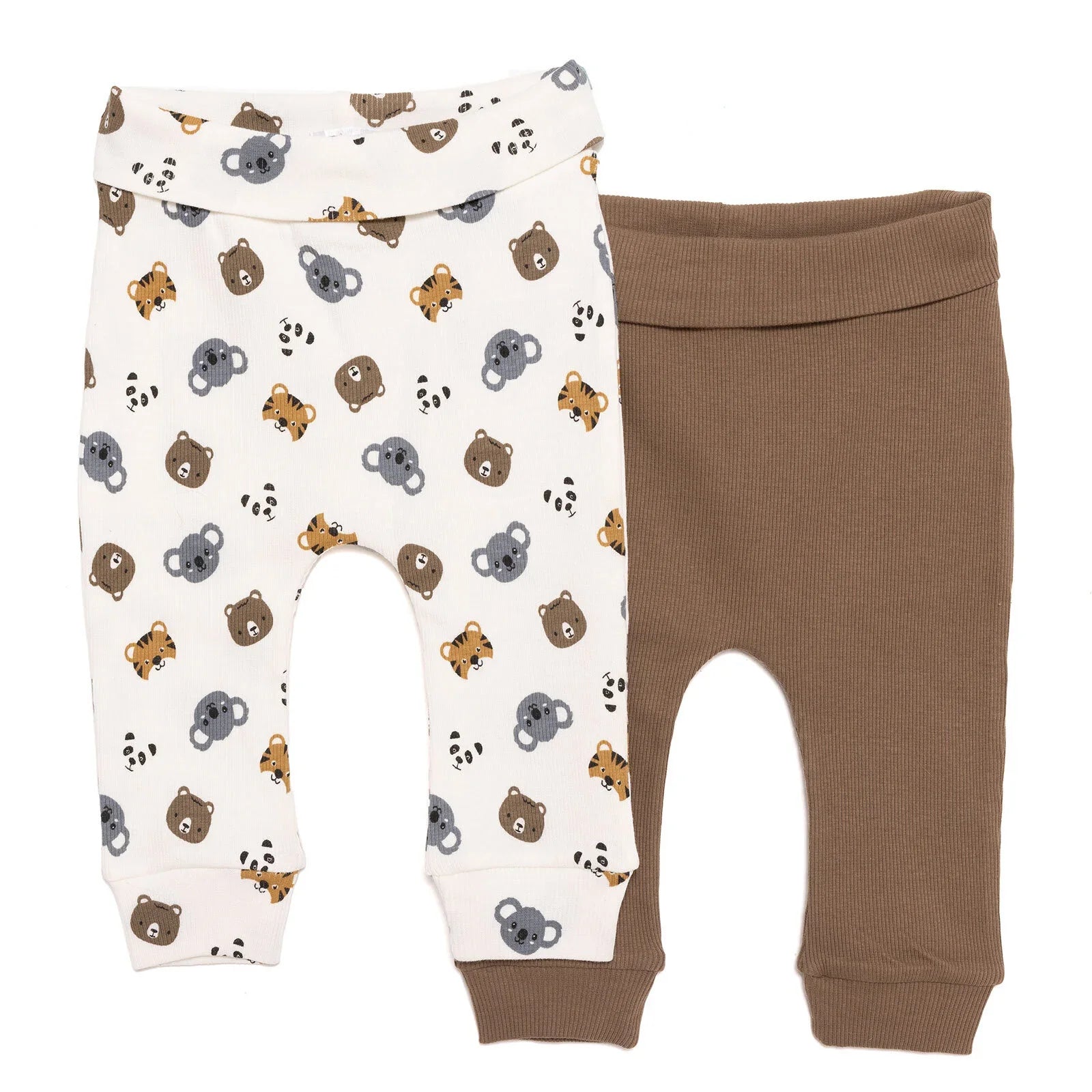 HelloBaby Boy 2 Piece Footles Bottom - Light Brown