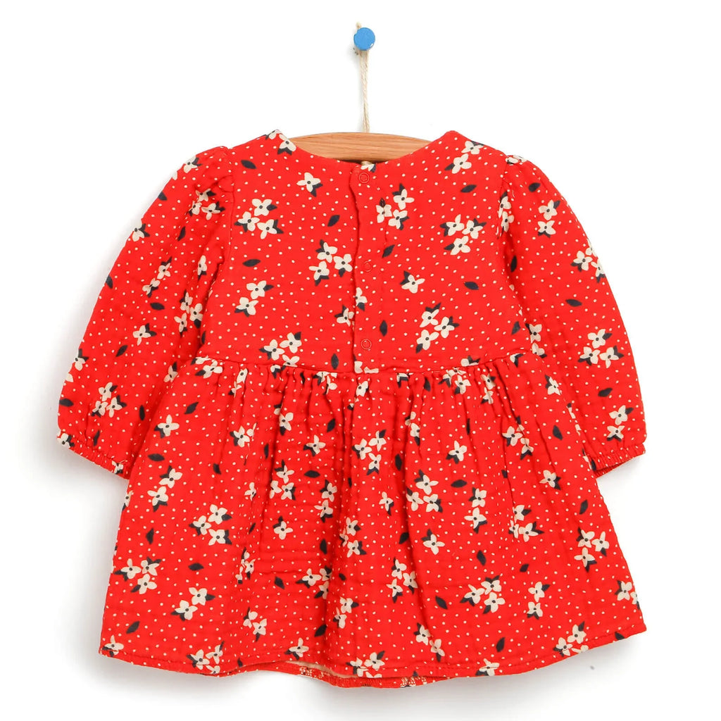 HelloBaby Basic Baby Girl Floral Muslin - Coral