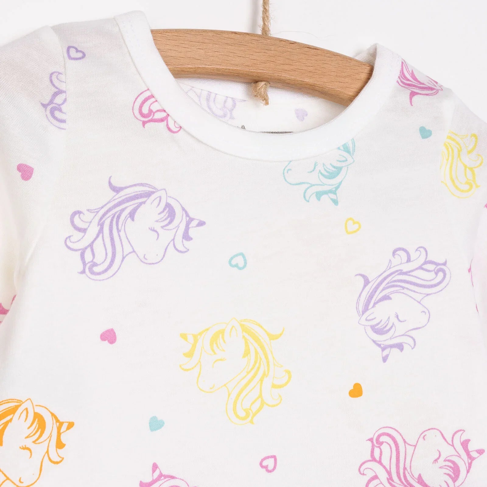 HelloBaby Baby Girl Long Sleeve Pyjamas Set - Ecru