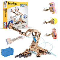 Tegan STEAM DIY Smartivity Craen Hydrolig Adeilada-Dy-Hun