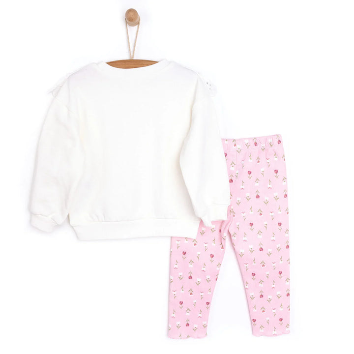 HelloBaby Winter Fairytale Leggings Set - Ecru