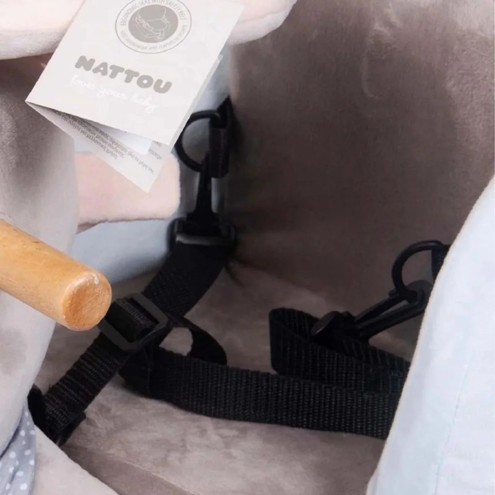 Nattou Tembo Cotton Elephant Rocker