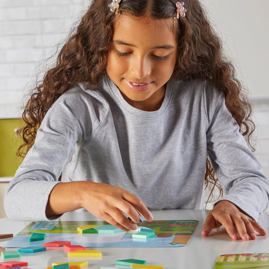 hand2Mind  Seasons & Weather Pattern Block Puzzle Set