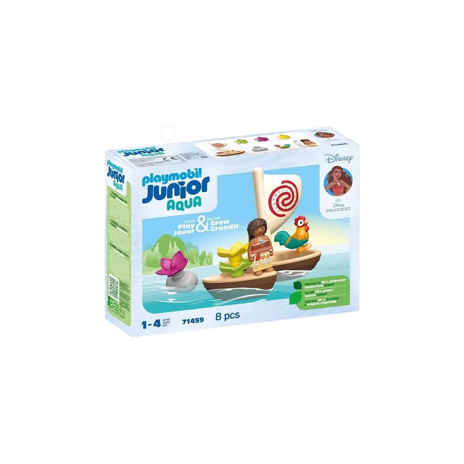 Playmobil Junior Aqua & Disney 71459 Moana's Sail Boat