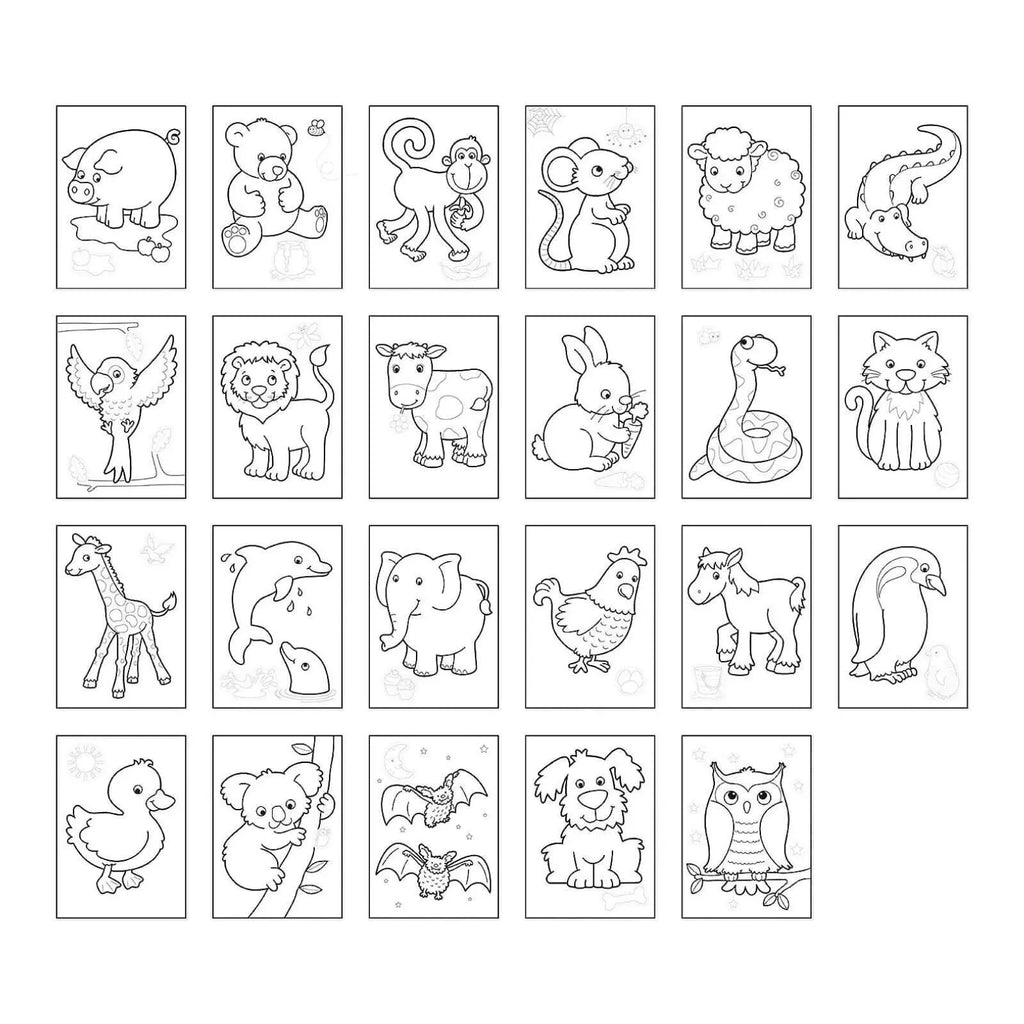 Orchard Toys Animals Colouring Book