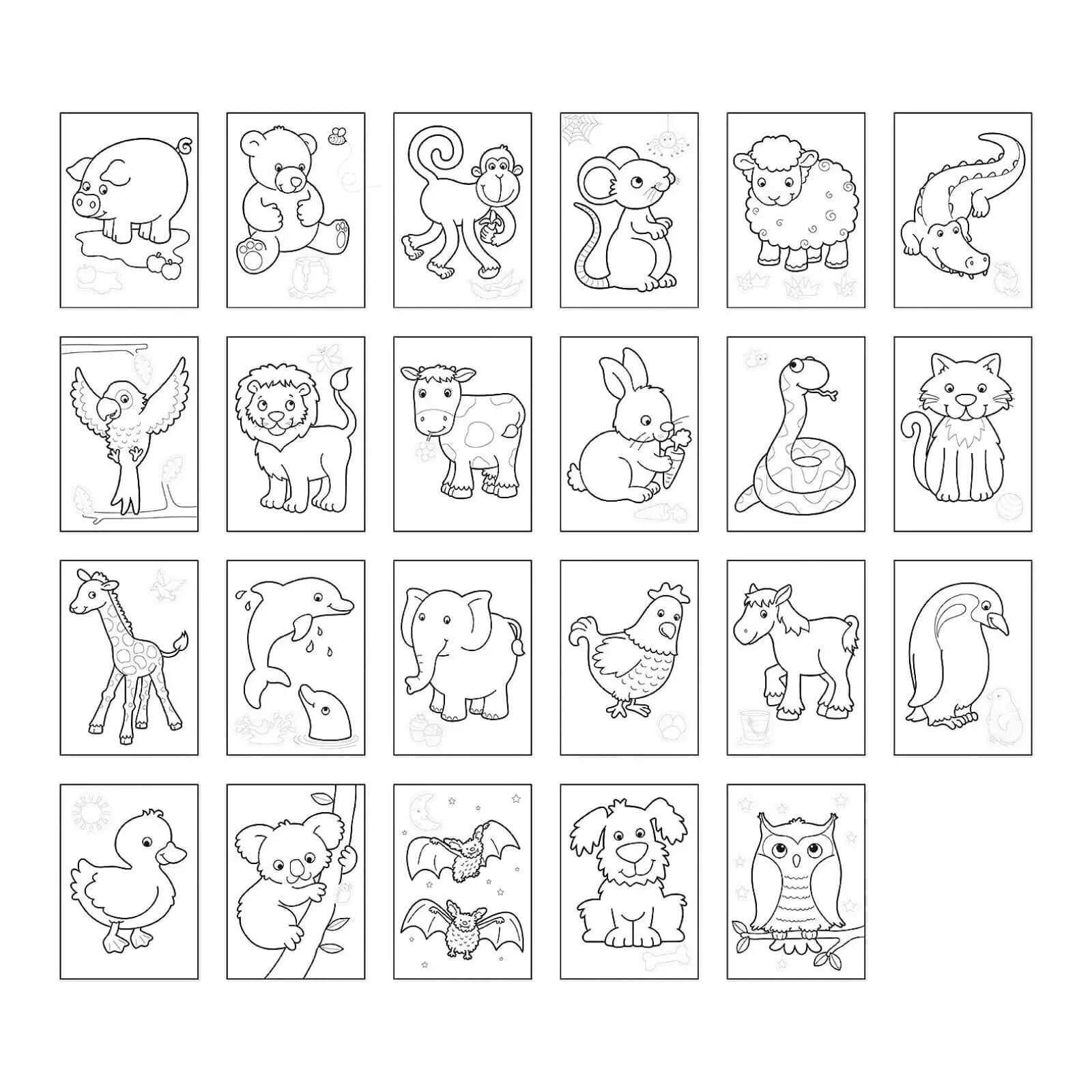 Orchard Toys Animals Colouring Book