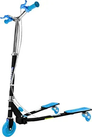 Ozbozz Scissor Scooter Black & Blue