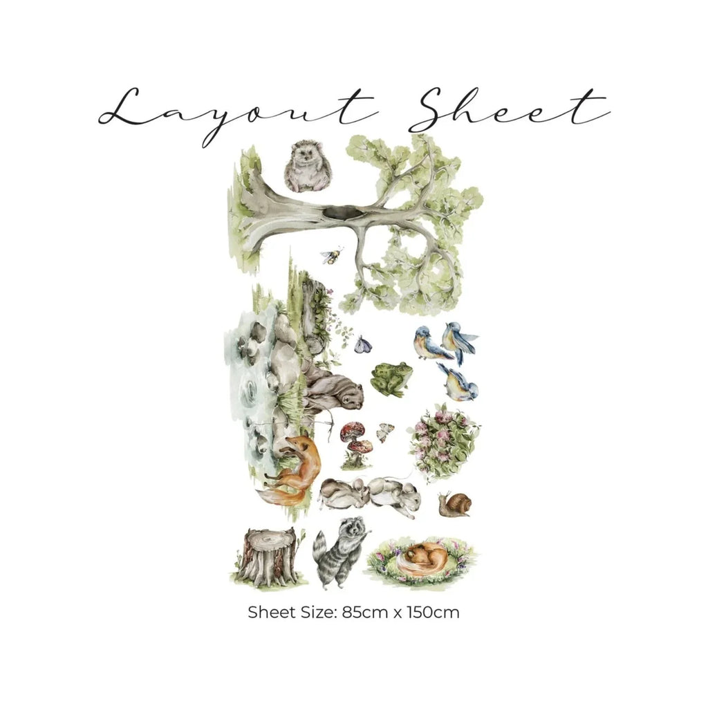 Live Vida Enchanted Woodland Large Wall Stickers