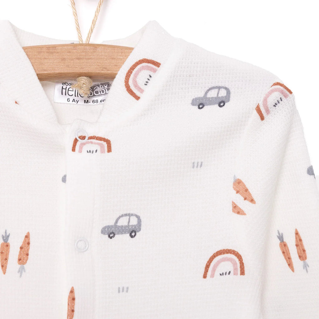 HelloBaby Newborn Jumpsuit - Beige