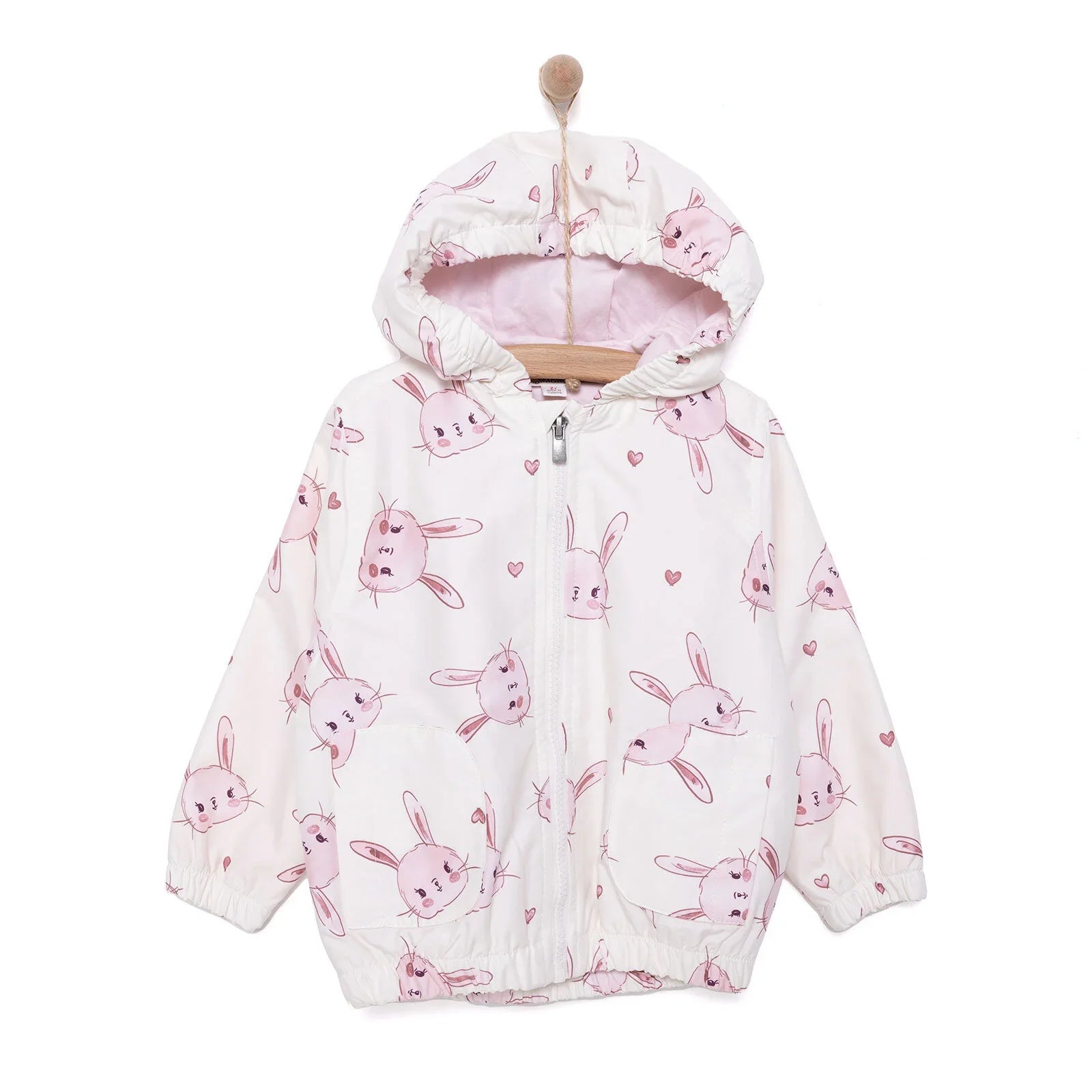 Midimod Girl Raincoat - Ecru
