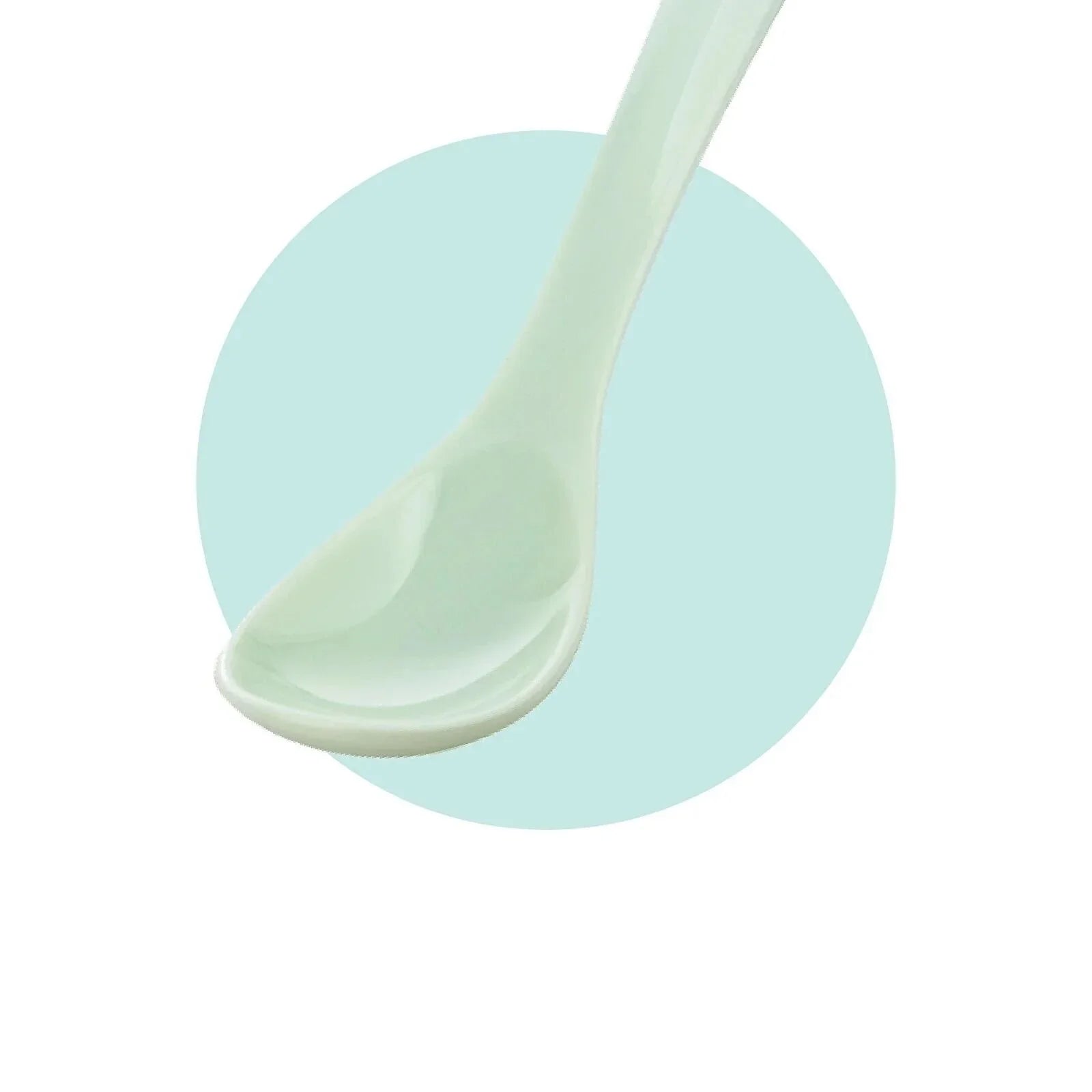 Mamajoo Silicone Spoons with Case Pack of 2 - Green & Blue