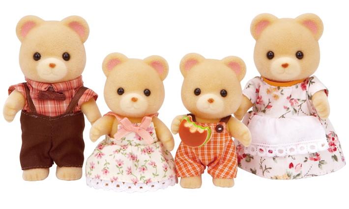 Sylvanian Families Bear Family Toy Playset for Ages 3 and Up