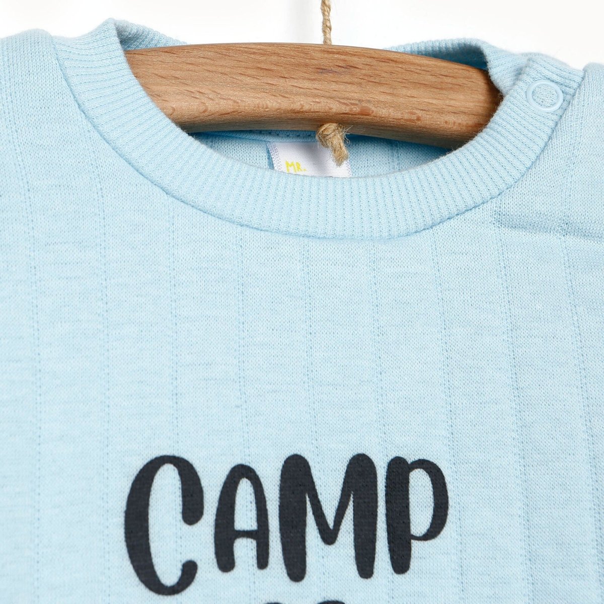 Tuffy Sweatshirt- Footless Bottom - Light Blue