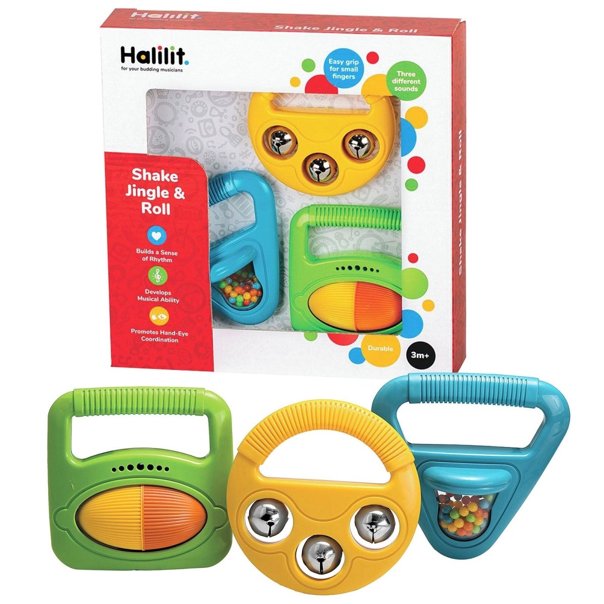 Halilit Shake, Jingle & Roll Gift Set