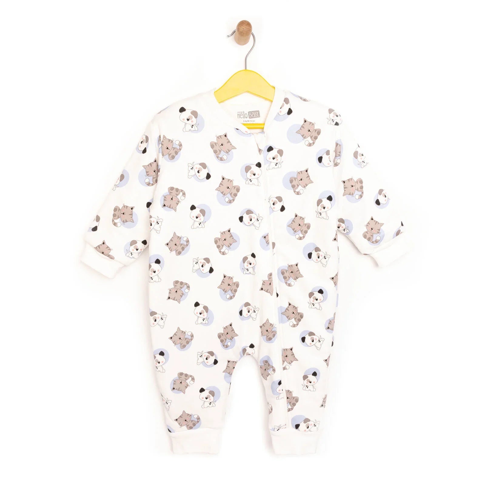 HelloBaby Sleepsuit - White