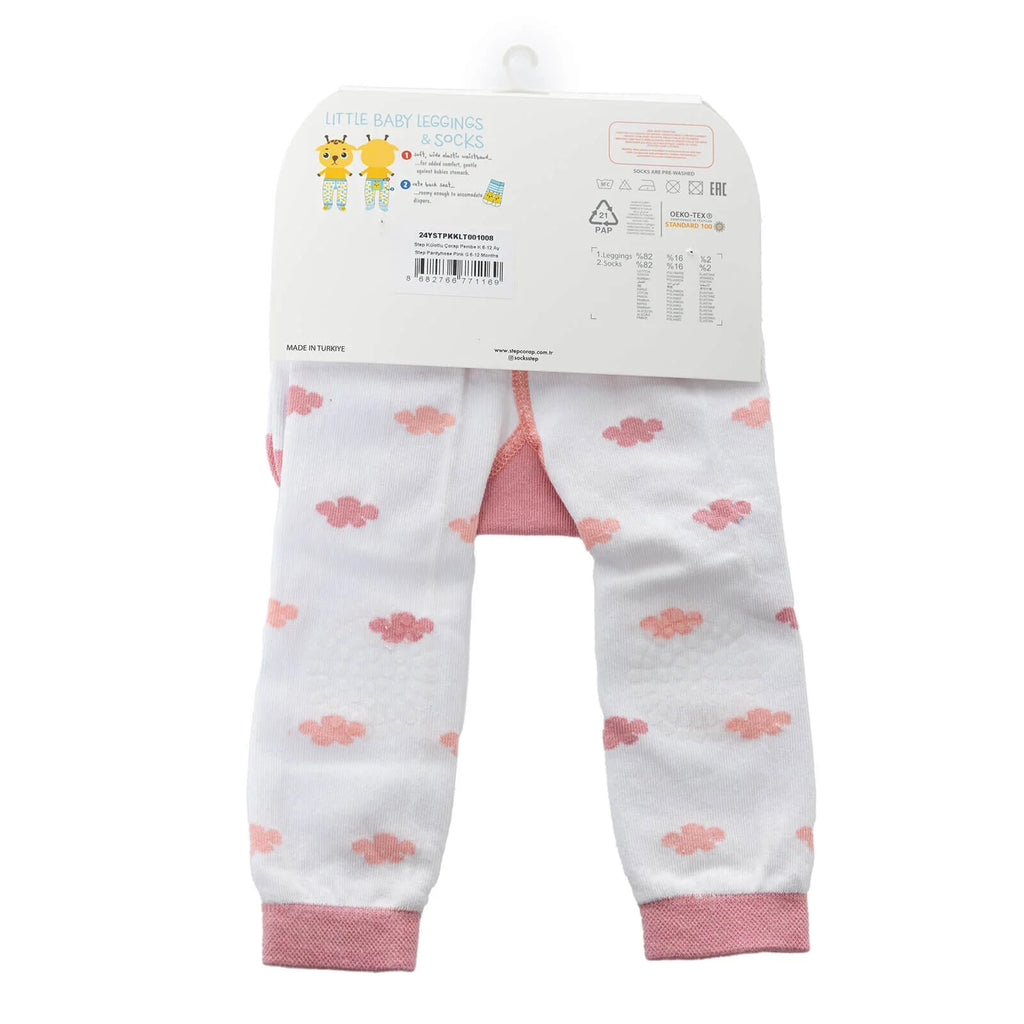 Step Tights and Socks - Pink