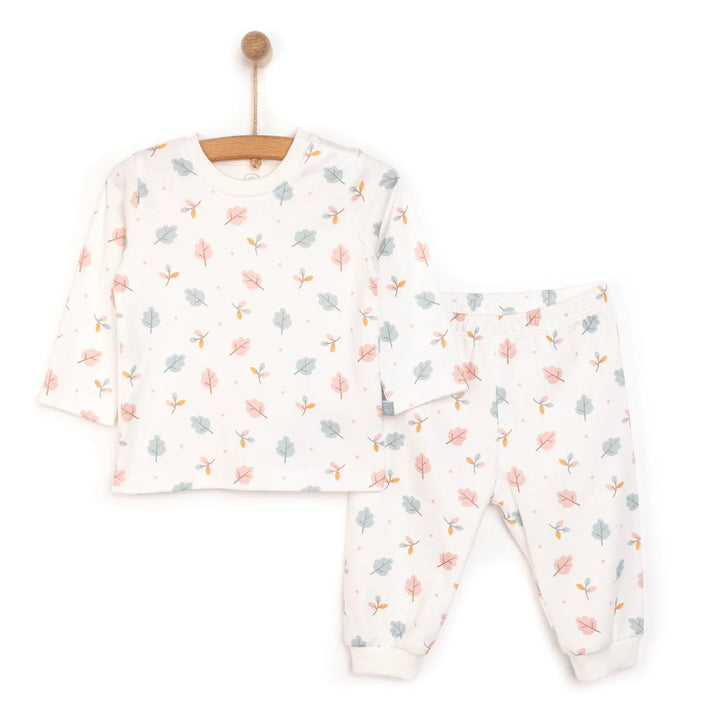 Pambuliq Baby Girl Long Sleeve Pyjamas Set - Pink