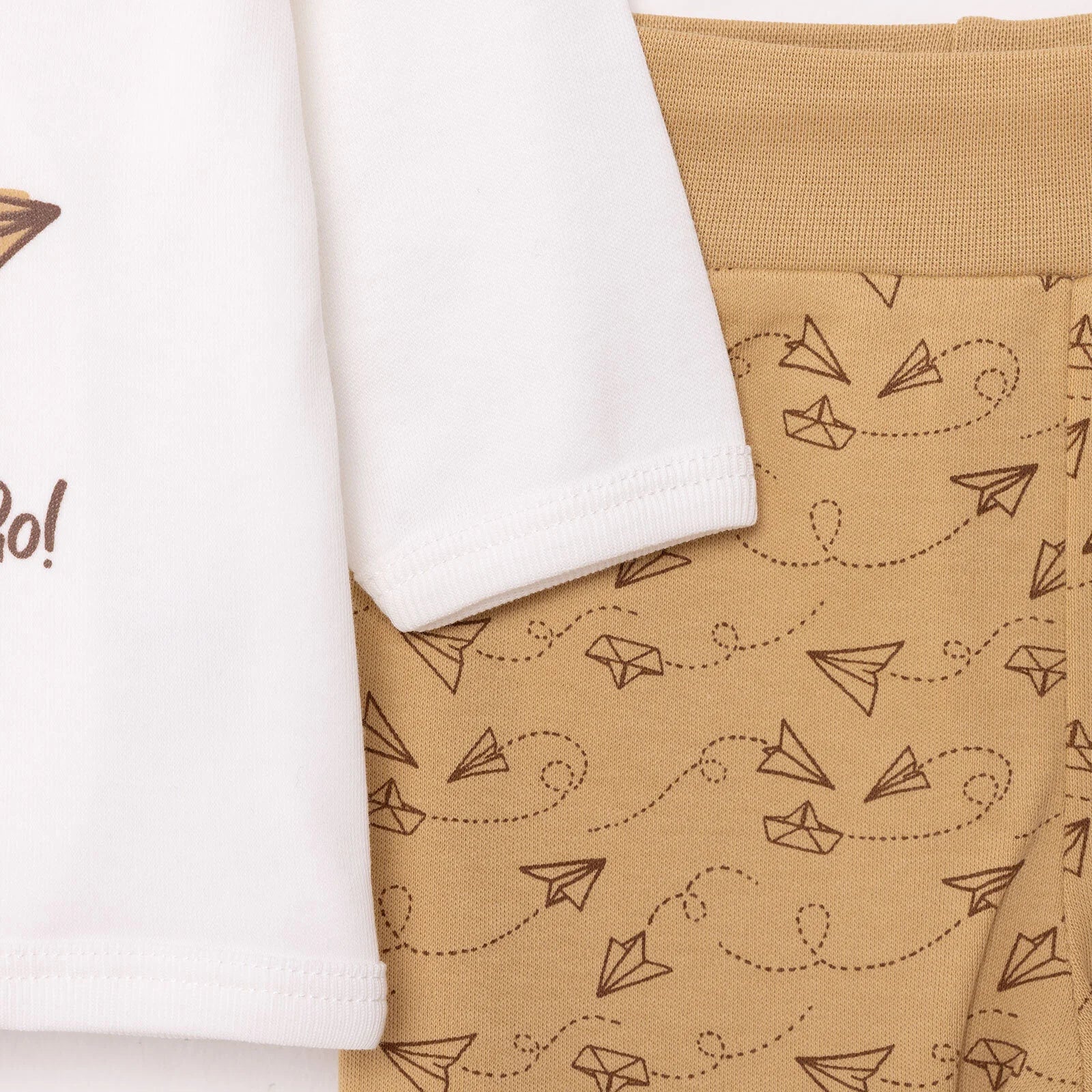 HelloBaby Boy 5 Piece Newborn Set - Beige