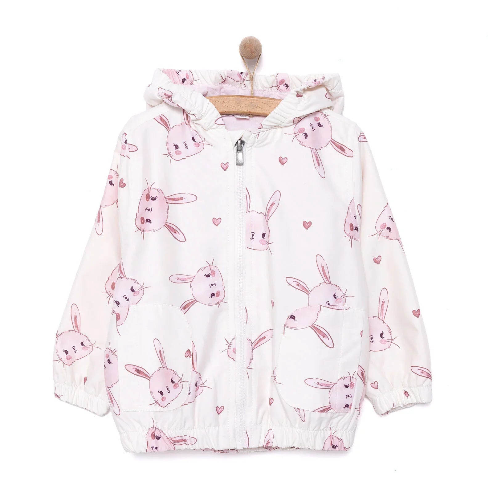 Midimod Girl Raincoat - Ecru