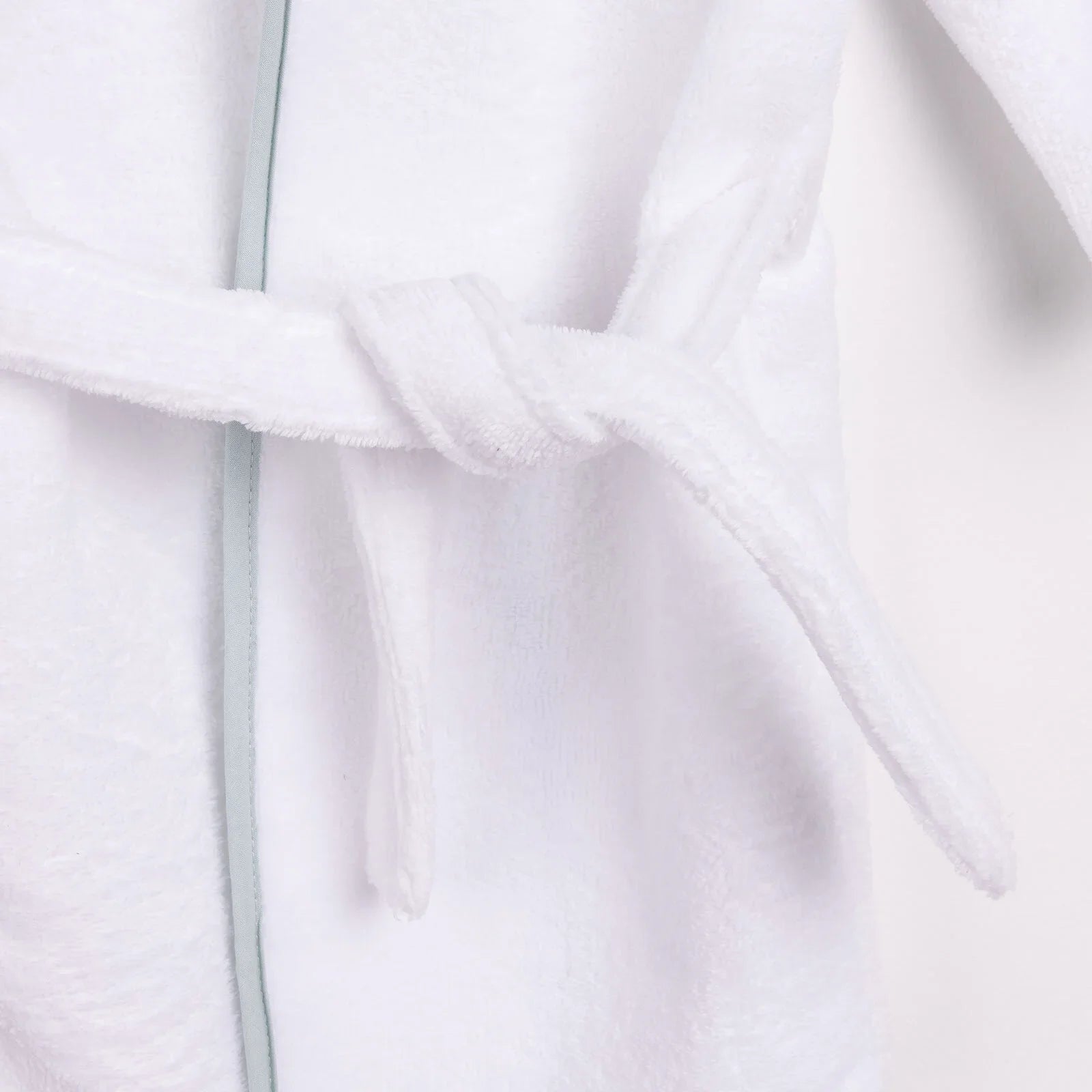 Mollia Boy Baby Bathrobe - White