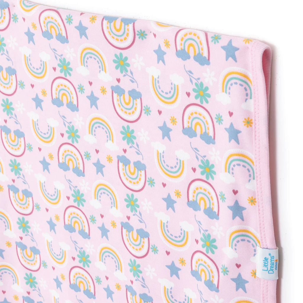Little Dreams Muslin Blanket - Pink