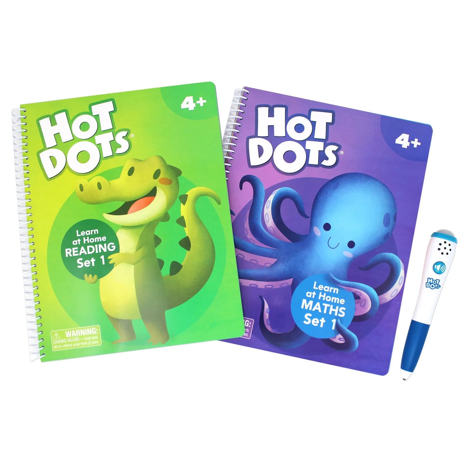 Hot Dots Learn at Home Reading & Maths Set 1 (4+ Years)