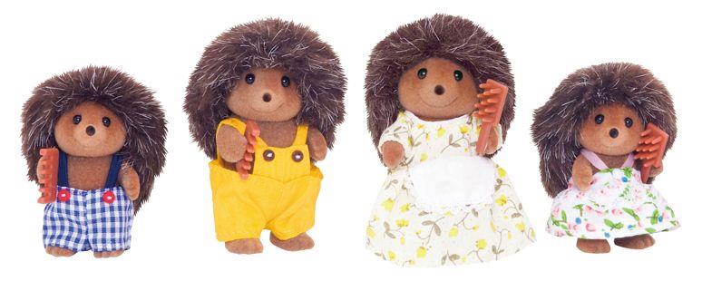 Sylvanian Families Hedgehog Family Toy Playset for Ages 3 and Up