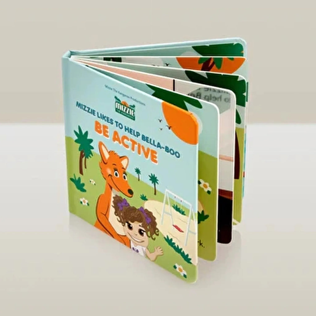 Mizzie the Kangaroo Be Active Touch & Feel Book