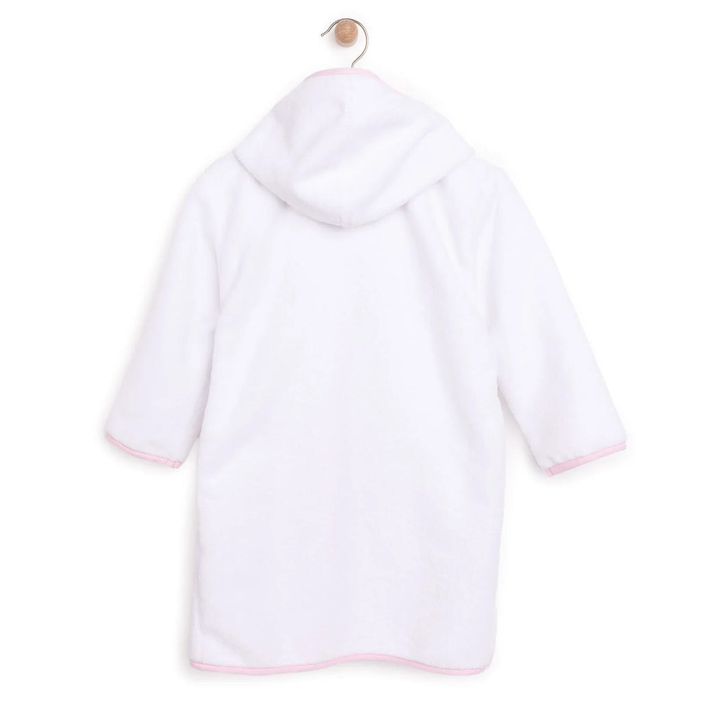 Mollia Girl Baby Bathrobe - White