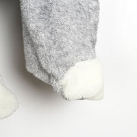 Midimod Newborn Welsoft Kangaroo Footed Jumpsuit - Grey