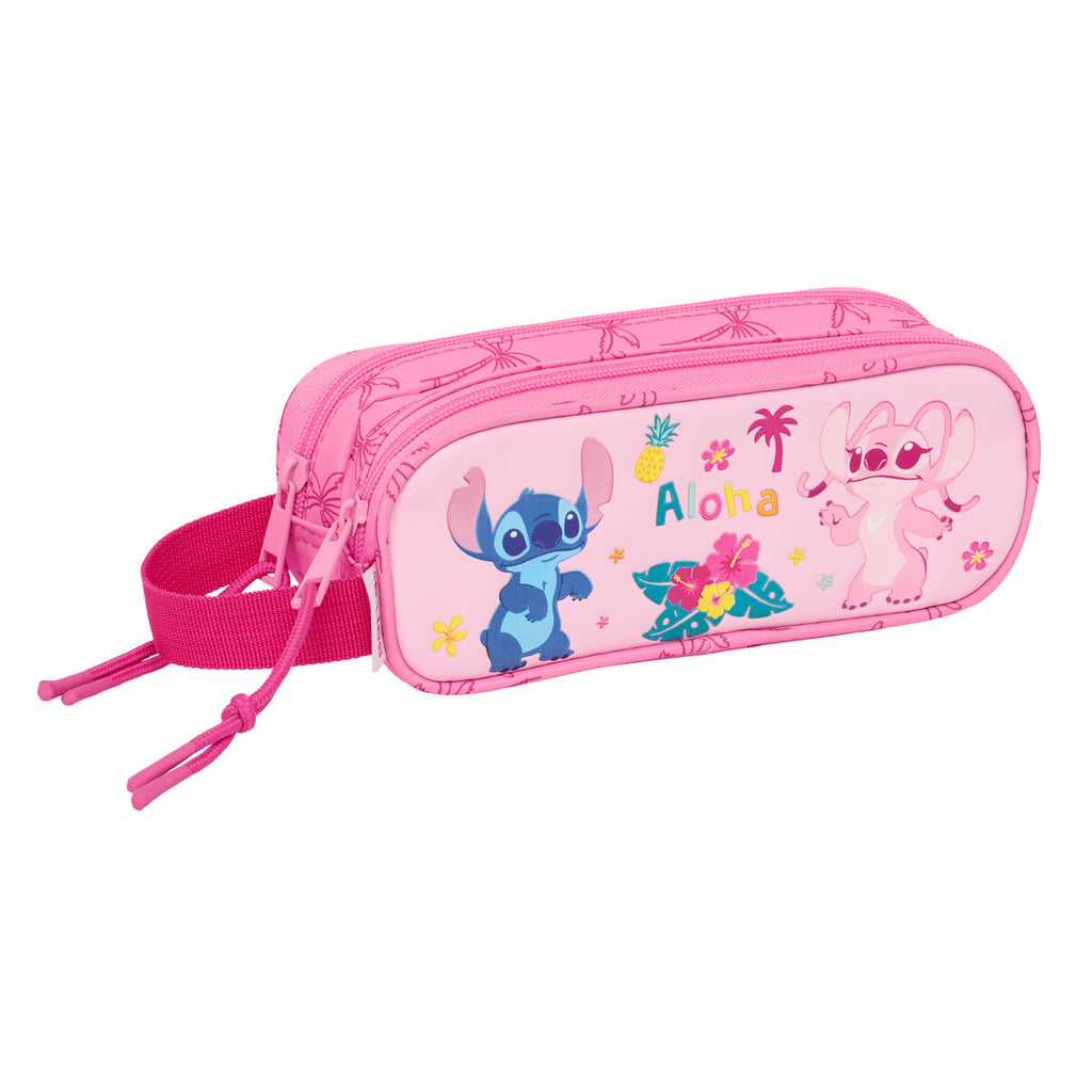 Holdall Lilo & Stitch Chill Pink Mint 21 x 8 x 6 cm