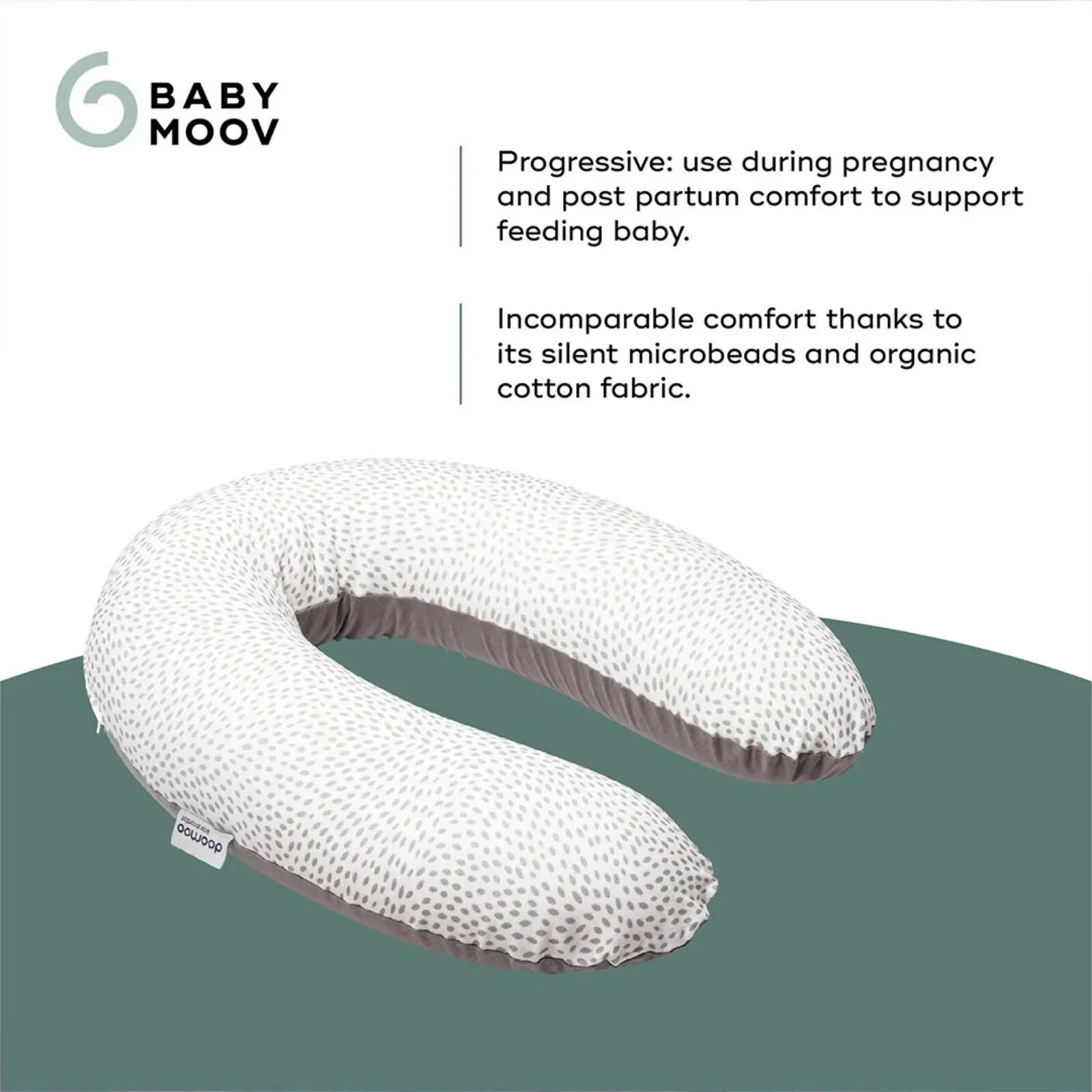 Doomoo Nursing Pillow Buddy - Risotto Taupe