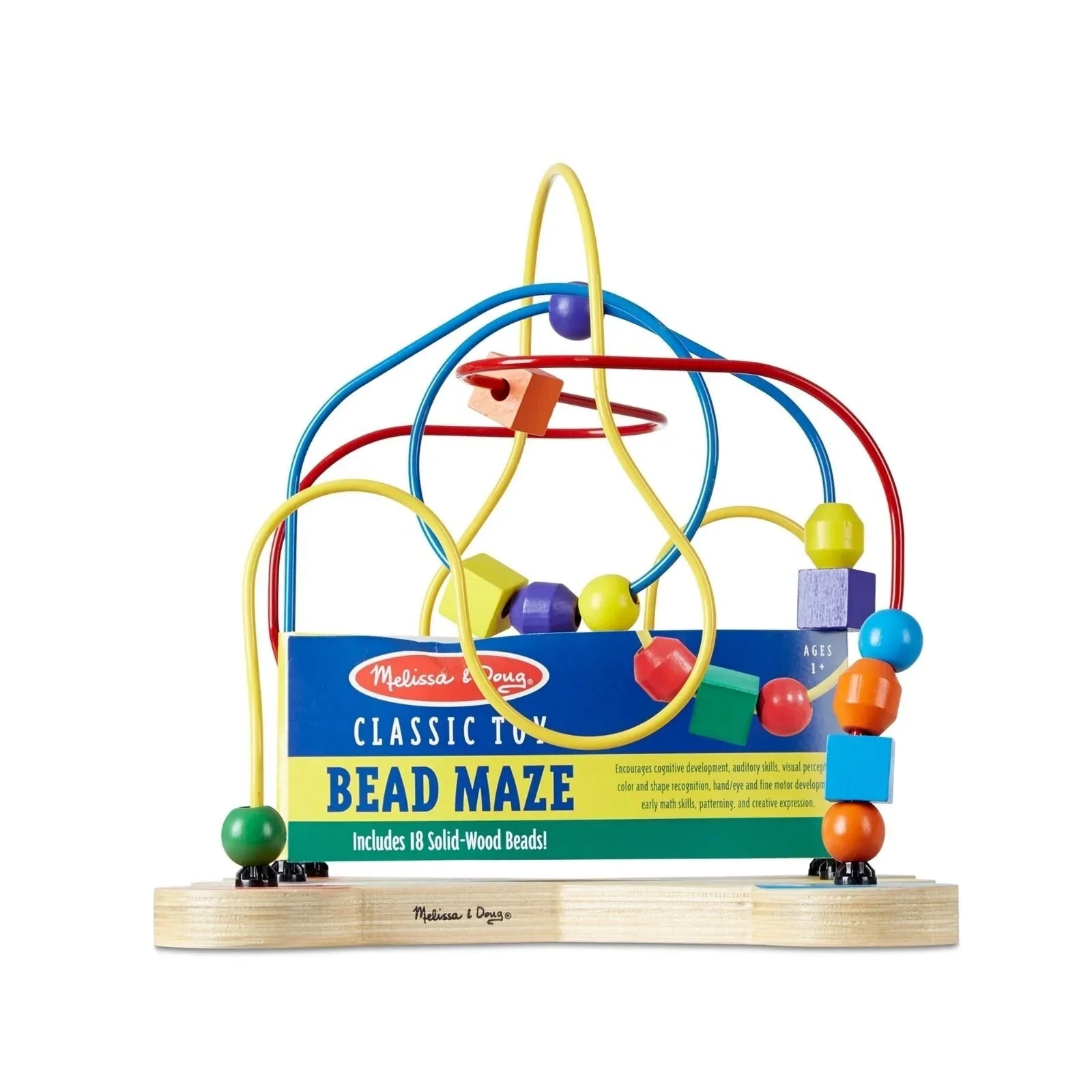 Melissa & Doug Wooden Jumbo Beads