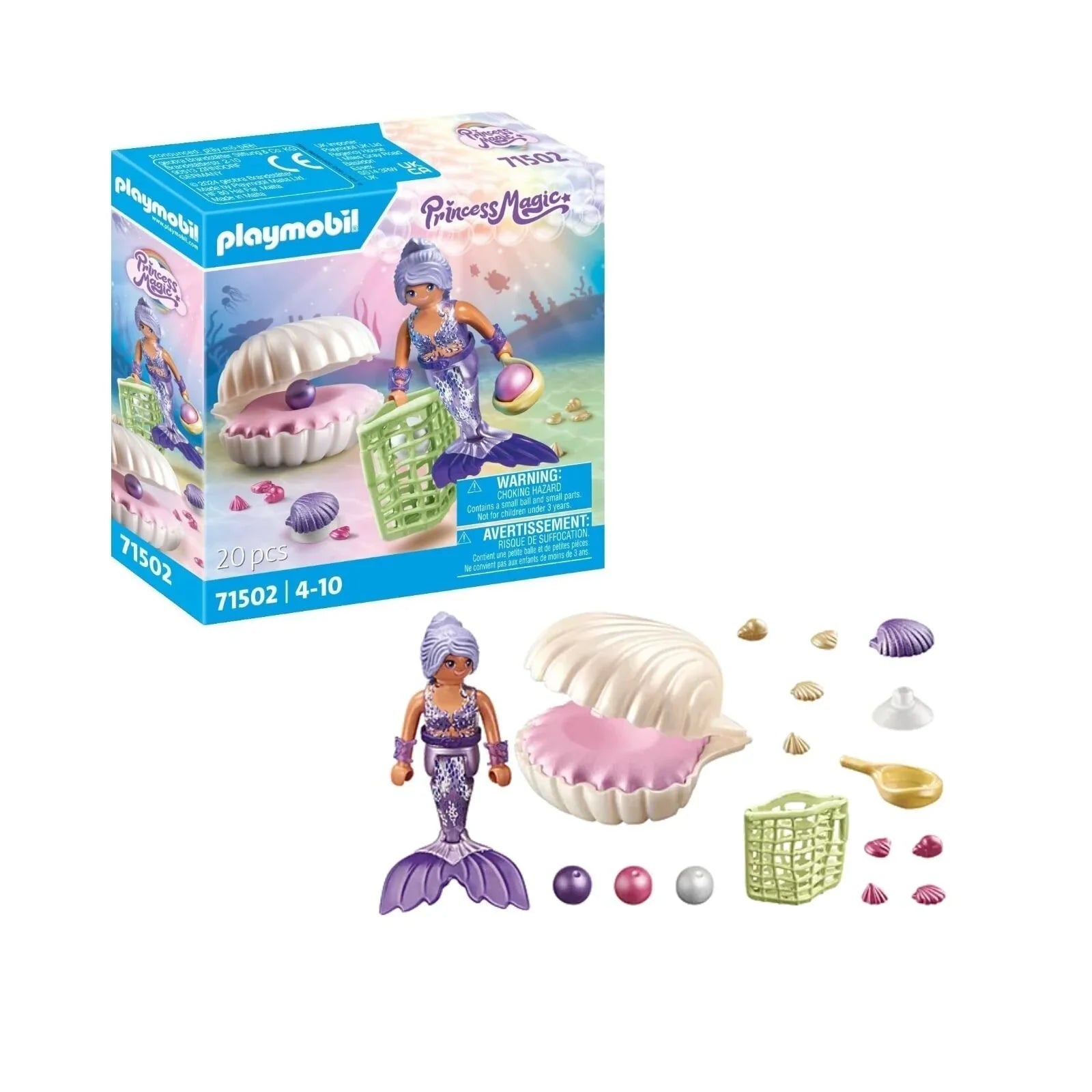 Playmobil Princess Magic 71502 Mermaid with Pearl Seashell
