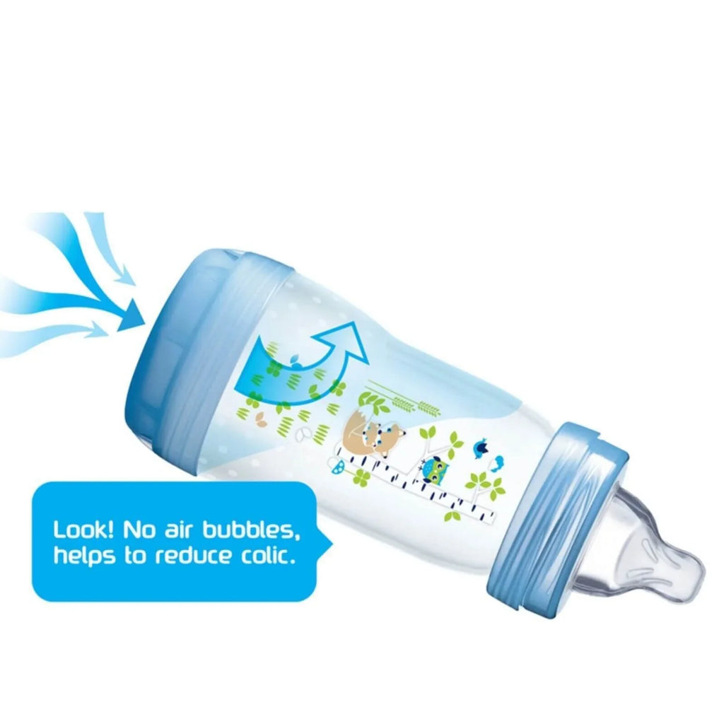 MAM Easy Start Anti-Colic Bottle 160ml Pack of 3 - Blue