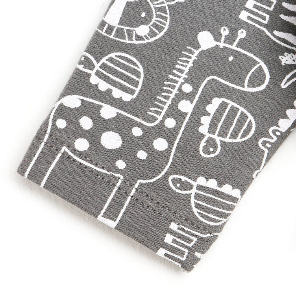 For My Baby Newborn Wild Jumpsuit - Dark Grey