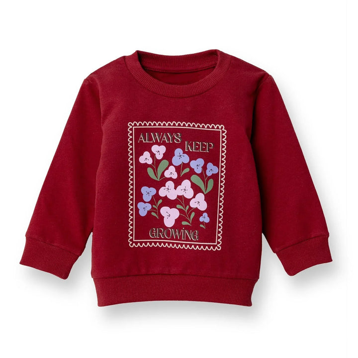 HelloBaby Sweatshirt - Maroon