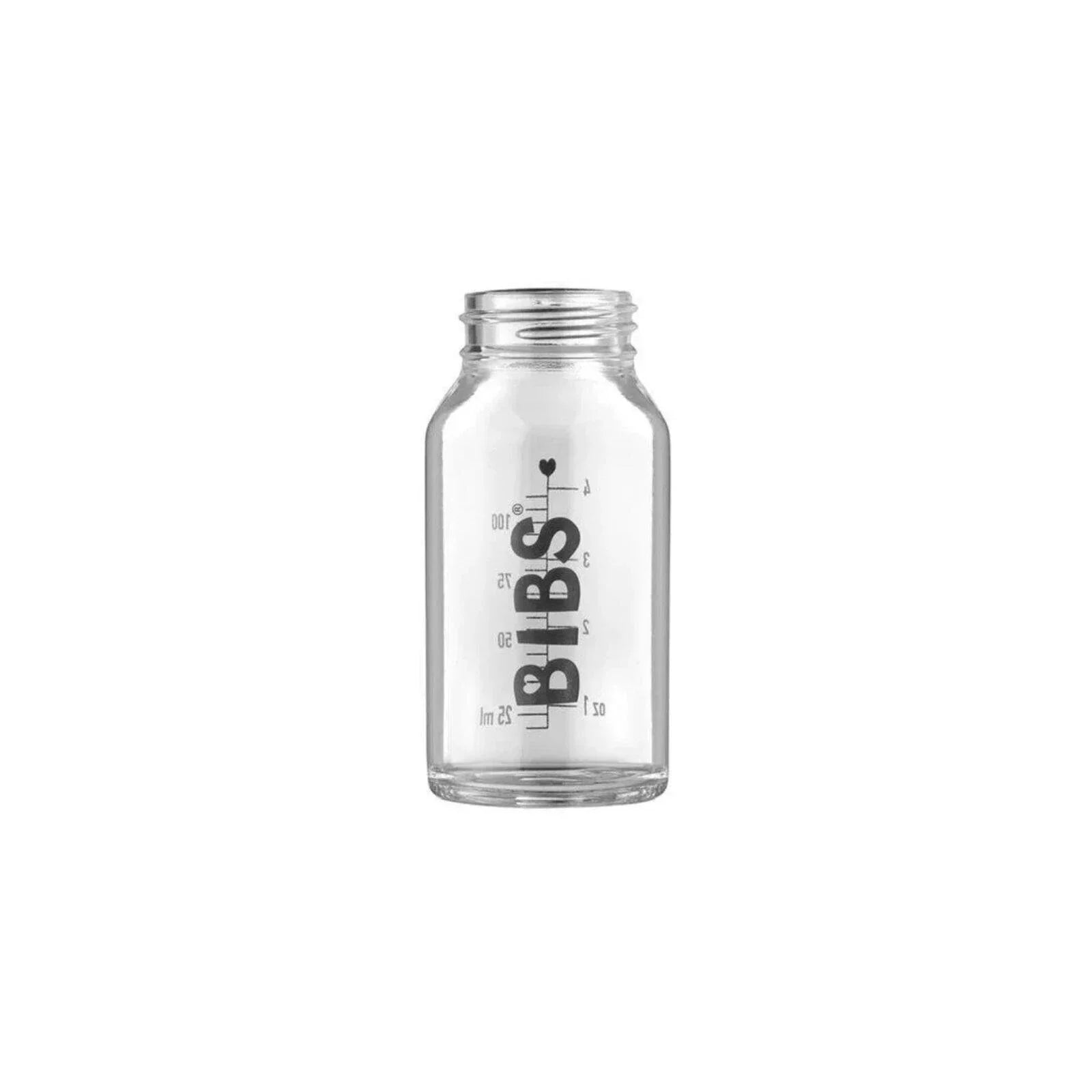 BIBS Baby Glass Bottle Complete Set Latex 110ml - Sage