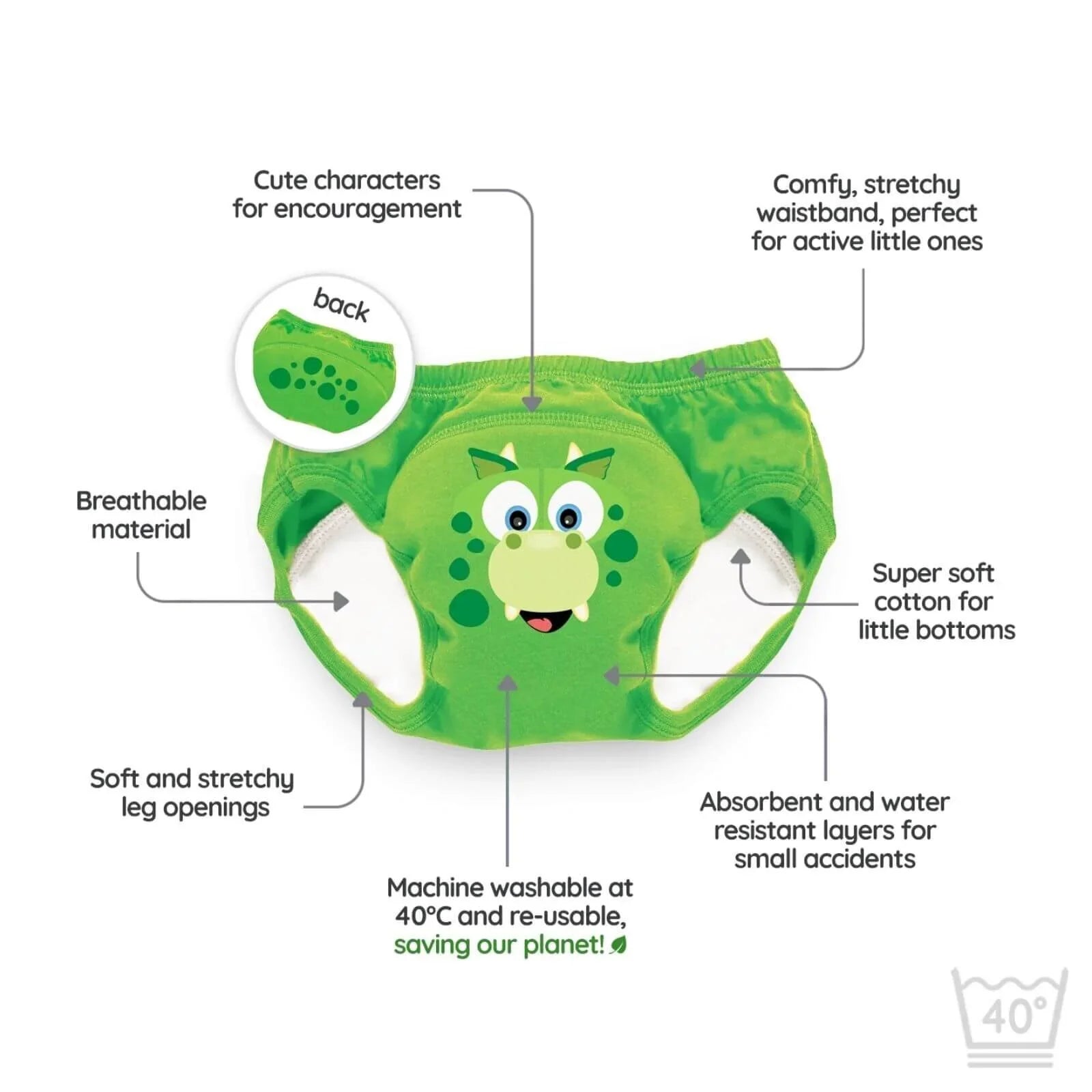 My Carry Potty - My Little Training Pants - Dinosaur