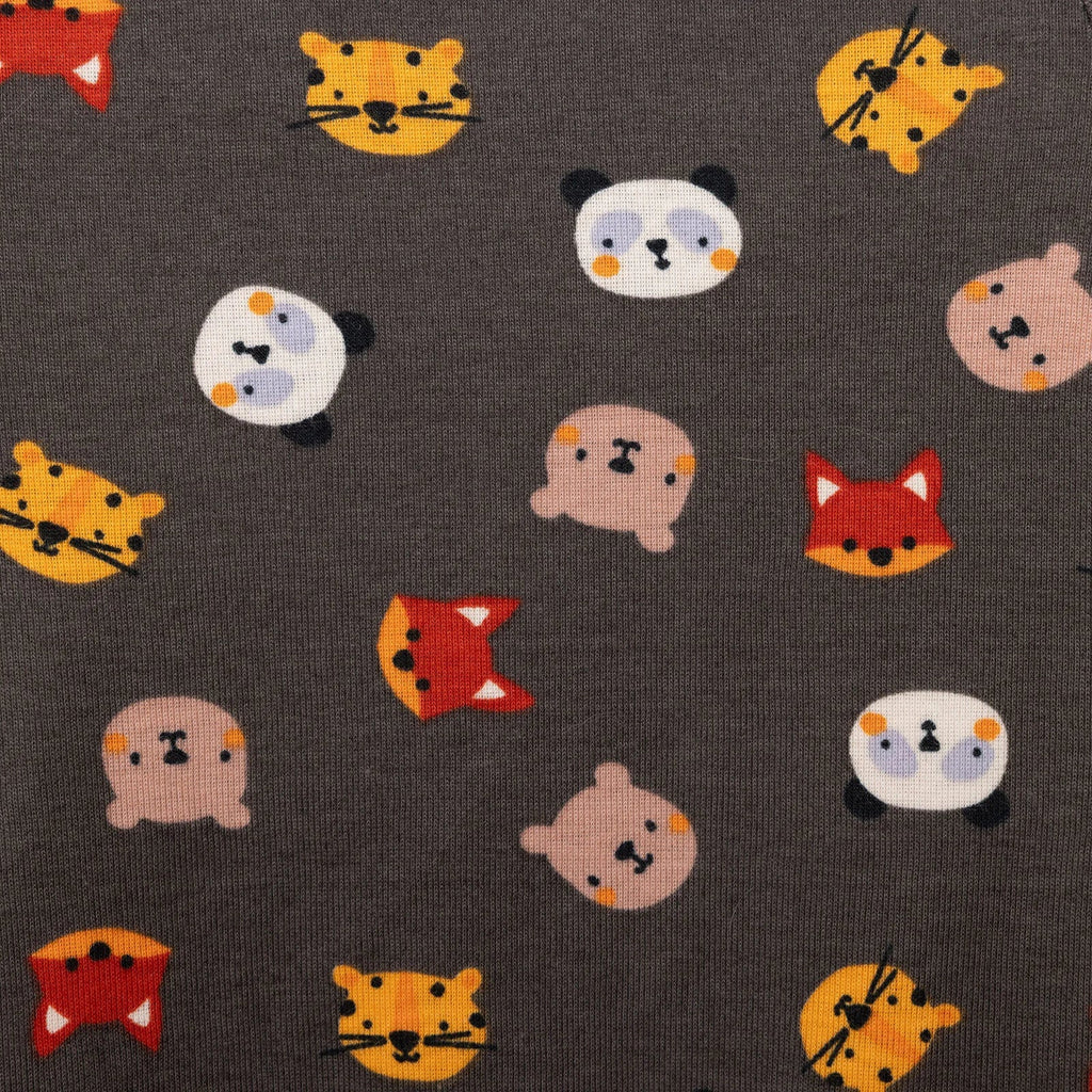 HelloBaby Boy 2-Pack Long Sleeve Bodysuit - Dark Grey