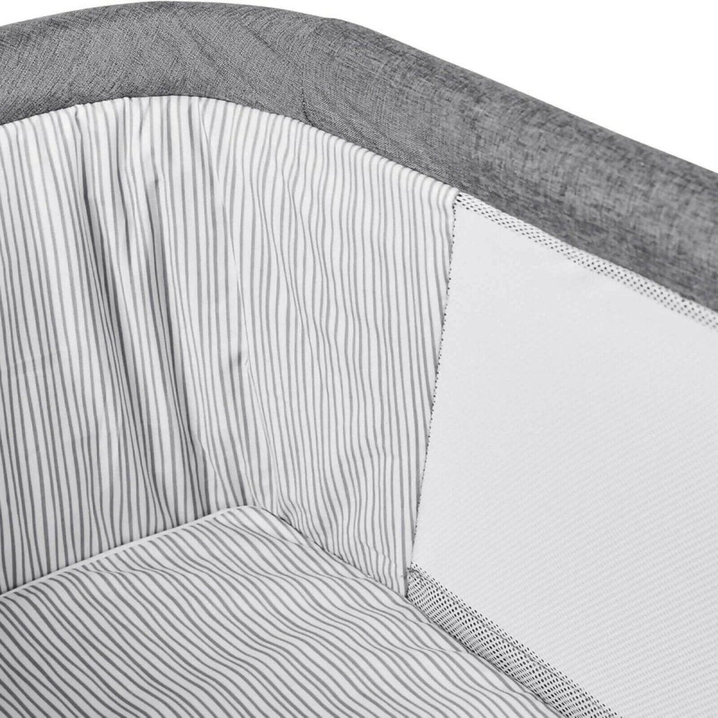 Ickle Bubba Mini Rocker Crib - Space Grey